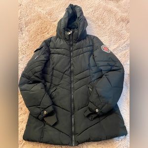 Madden Girl Hooded Puffer Winter Jacket